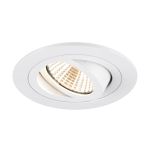 SLV New Tria 75 Spot Aluminium Wit Rond 8.3W 705lm 38D - 927 Zeer Warm Wit | Zaagmaat 75mm -  Beste Kleurweergave - Dimbaar 