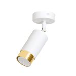 Emibig Plafondlamp Hiro Staal Wit | Geschikt voor 1x GU10 - Max 10W