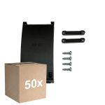 Voordeelpak 50x Trekontlasting Junctionbox met Terminal block - Zwart - 3 pole (Voor Noxion)