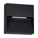 Eglo Wandlamp Maruggio Aluminium Zwart 4W 520lm - 830-840-850-865 CCT | IP65