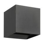 Eglo Wandlamp Calpi 3 Aluminium Antraciet Up & Down 2.8W 420lm - 830 Warm Wit | IP54