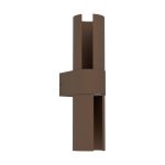 Eglo Wandlamp Montelauro Aluminium Roestig Up & Down 7W 800lm - 865 Daglicht | IP65