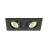 SLV New Tria 155 Spot Aluminium Zwart Vierkant 14W 640lm 38D - 930 Warm Wit | Beste Kleurweergave - Dimbaar 
