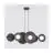 Emibig Hanglamp Volum Staal Zwart | Geschikt voor 6x G9 - Max 8W