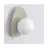 Emibig Wandlamp Ovo Staal Bruin | Geschikt voor 1x G9 - Max 8W