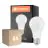 Voordeelpak 6x Ledvance Classic LED E27 Peer Mat 10W 1055lm - 827 Zeer Warm Wit | Dimbaar - Vervangt 75W