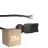 Voordeelpak 25x Noxion GST - Compatibel Voedingskabel Zwart - Mannelijk + Open uiteinden - 0,3m - 3 pole 0,75mm2