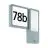 Eglo Wandlamp Cheira Aluminium Zilver 2W 300lm - 830 Warm Wit | IP44 - Bewegings- en Lichtsensor