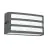 Eglo Wandlamp Camarda Aluminium Antraciet | IP54 - Geschikt voor 1x E27