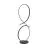Eglo Vloerlamp Serpins Aluminium Staal Zwart 20W 2500lm - 830 Warm Wit | IP20