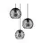 Eglo Hanglamp Almanzora Staal Zwart Koper | IP20 - Geschikt voor 3x E27 