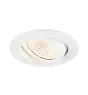 SLV New Tria 68 Spot Aluminium Wit Rond 8.3W 705lm 60D - 927 Zeer Warm Wit | Zaagmaat 68mm -  Beste Kleurweergave - Dimbaar 