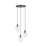 Emibig Hanglamp Astral Staal Zwart | Geschikt voor 3x E14 - Max 10W