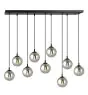 Emibig Hanglamp Cosmo Staal Zwart | Geschikt voor 9x E14 - Max 10W
