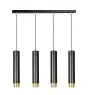Emibig Hanglamp Kibo Staal Zwart | Geschikt voor 4x GU10 - Max 10W