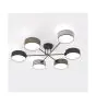 Emibig Plafondlamp Maga Staal Zwart | Geschikt voor 6x E14 - Max 10W