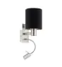 Eglo Wandlamp Pasteri Staal Satijn Nikkel 40 | IP20 - Incl. Spot en Excl. 1x E27
