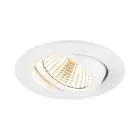 SLV New Tria 68 Spot Aluminium Wit 8.3W 750lm 38D - 930 Warm Wit | Zaagmaat 68mm -  Beste Kleurweergave - Dimbaar 