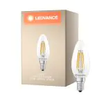 Ledvance Classic LED E14 Kaars Filament Helder 2.5W 470lm - 827 Zeer Warm Wit | Dimbaar - Vervangt 40W