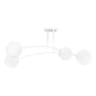 Emibig Plafondlamp Pregos Staal Wit | Geschikt voor 4x E14 - Max 10W