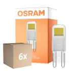 Voordeelpak 6x Osram LED Capsule G9 Helder 1.8W 200lm - 827 Zeer Warm Wit | Vervangt 20W
