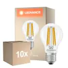 Voordeelpak 10x Ledvance Classic LED E27 Peer Filament Helder 11W 1521lm - 840 Koel Wit| Vervangt 100W
