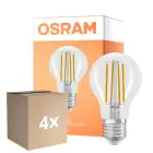 Voordeelpak 4x Osram Parathom Classic LED E27 Peer Filament Helder 6.5W 806lm - 822-827 Dim To Warm | Dimbaar - Vervangt 60W